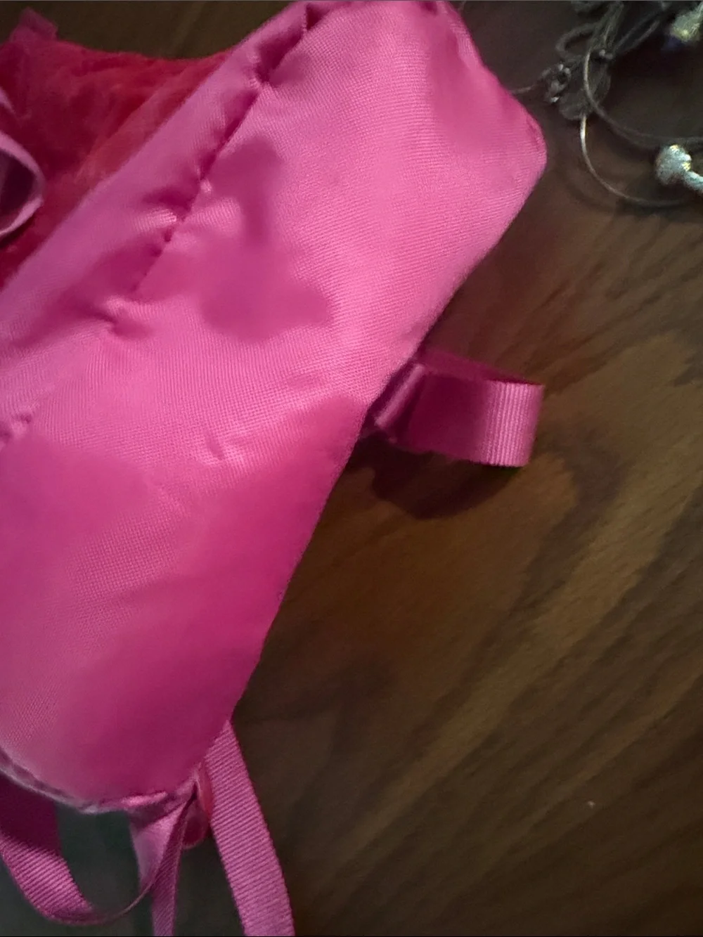 American Girl Pink and Dark Pink Star Print Doll Backpack